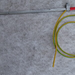 Piquet de terre + 2m de fils 10mm²