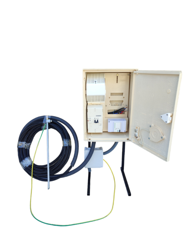 Location coffret de chantier triphasé 15m de câble 6/36kva